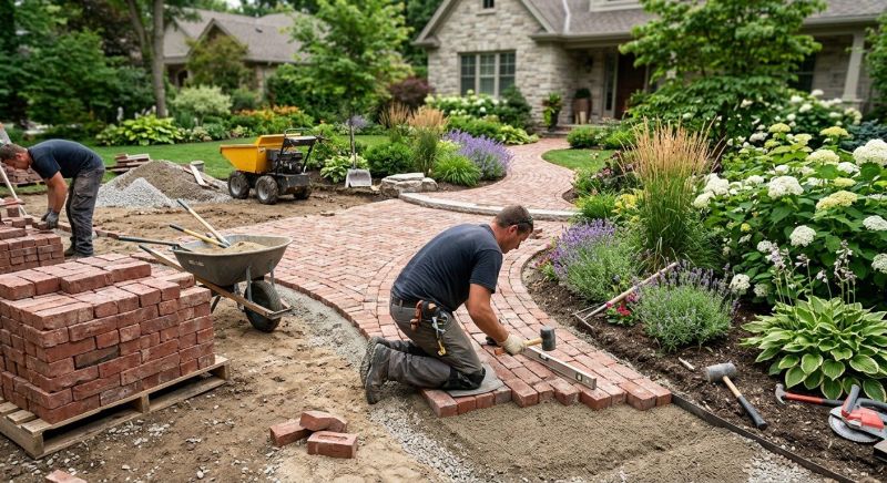 Brick Landscaping Service in Worcester, MA