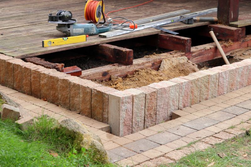 Tan Brick Construction