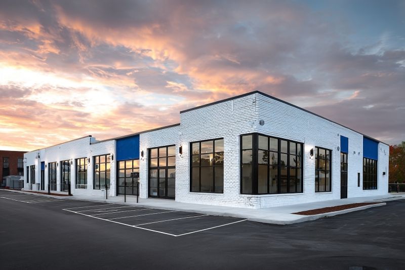 Tan Brick Construction