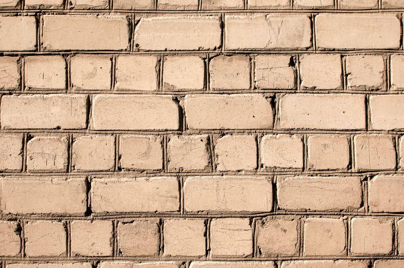 Tan Brick Construction