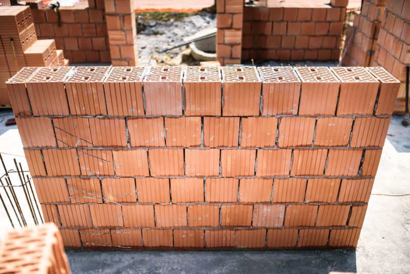 Tan Brick Construction