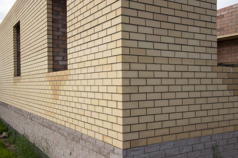 Tan Brick Construction