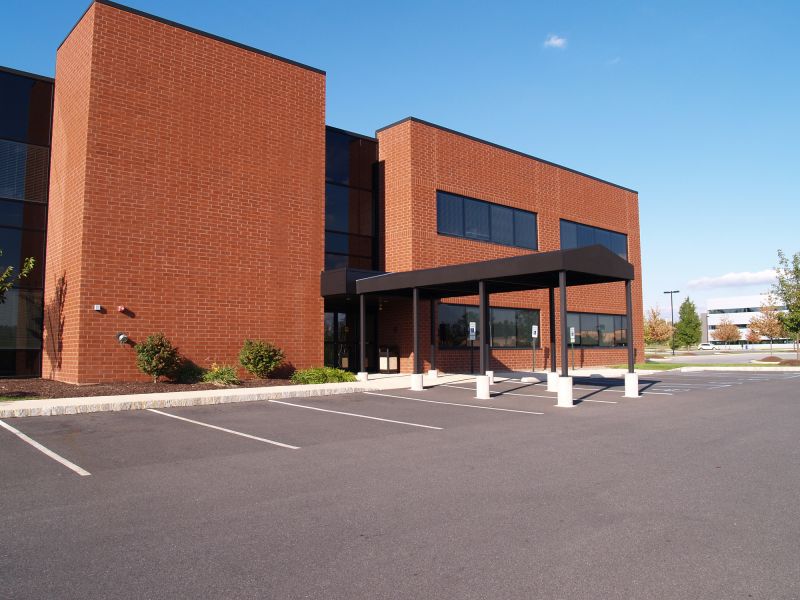 Tan Brick Construction