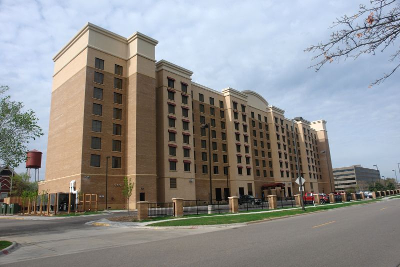 Tan Brick Construction